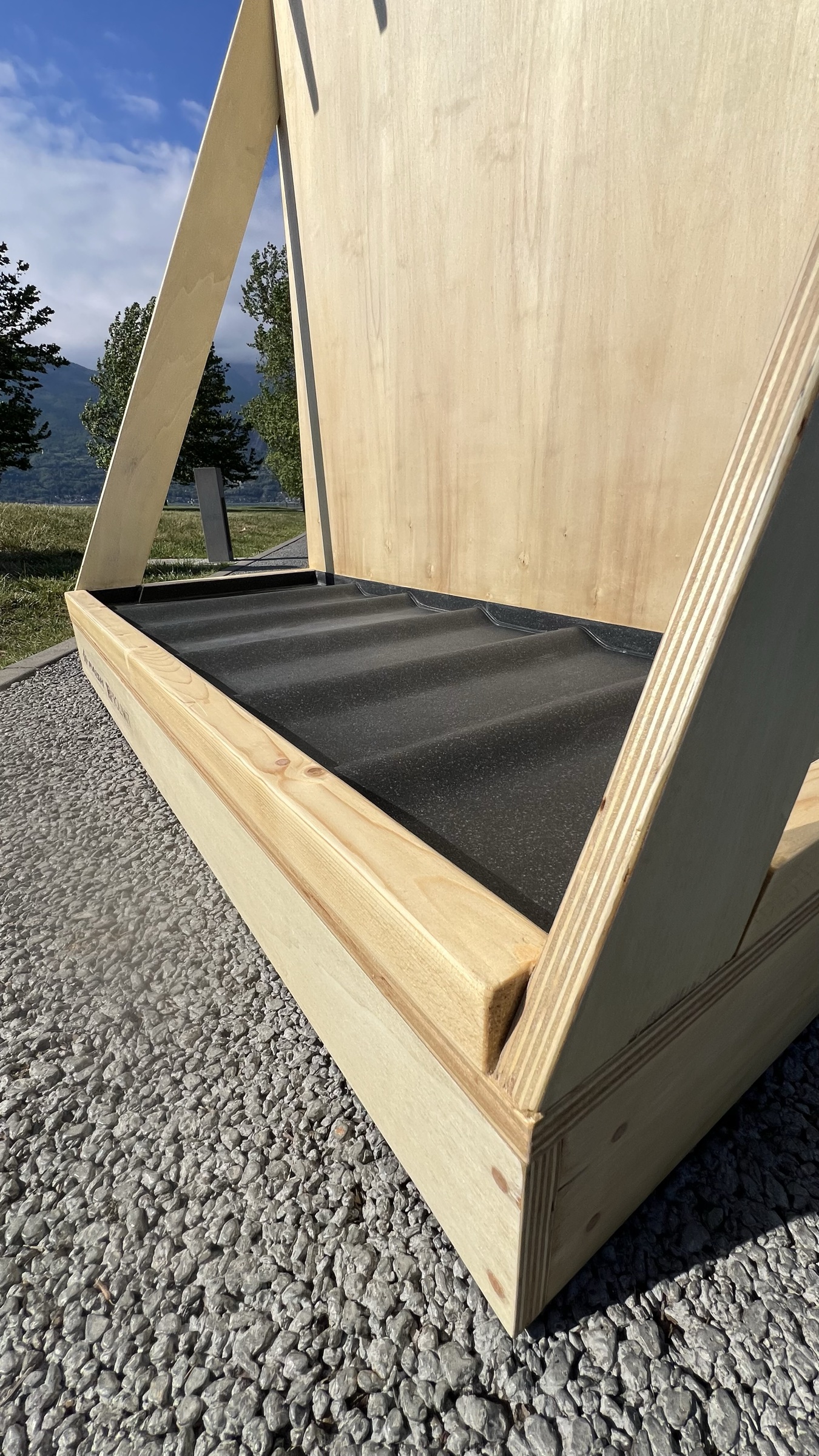 Porta tavole in legno massello — vista 4